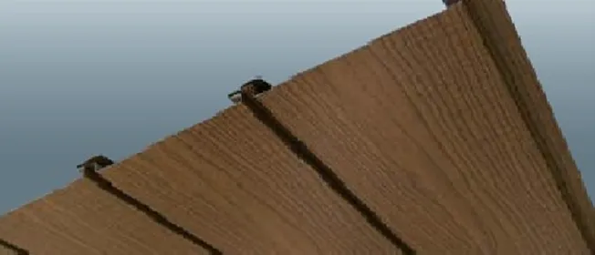 木目調ガルバリウム鋼板スパンドレル