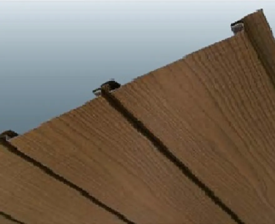 ロールフォーミング 11型 木目調プリント鋼板