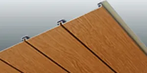 アルミ押出型材ベルビアン化粧シート張りスパンドレル